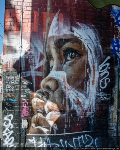 Aboriginal face #2 by Adnate
