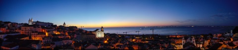 Nascer do sol em Lisboa