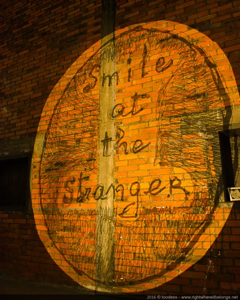 Smile at the stranger
