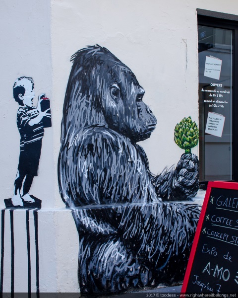 Gorille, par A-MO - Nantes