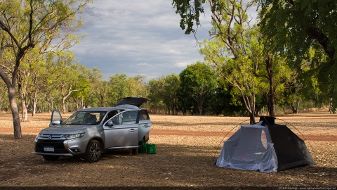 Victoria River Roadhouse campground, Victoria Hwy, Northern Territory, Australia