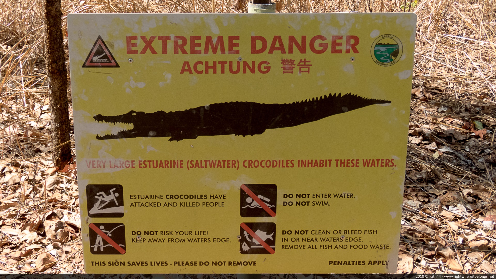 Extreme danger - Warning sign