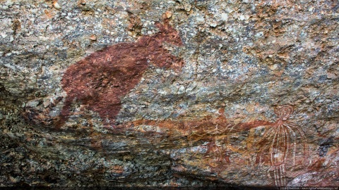 Anbangbang rock shelter, Nourlangie rock painting