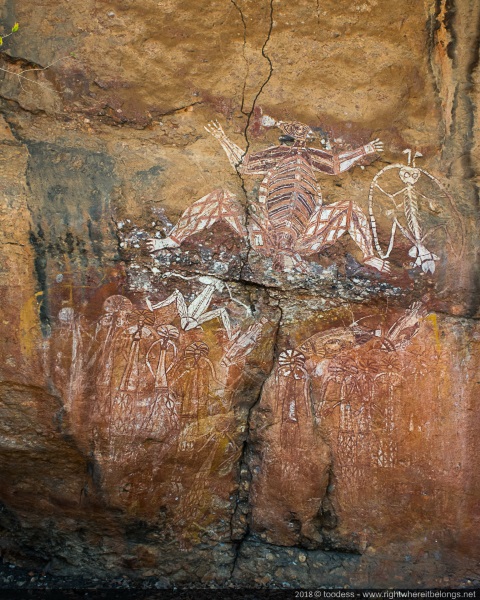 Mimi - Anbangbang rock shelter, Nourlangie rock painting