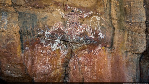 Mimi - Anbangbang rock shelter, Nourlangie rock painting