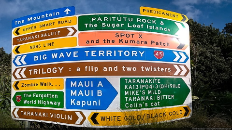 Taranaki Road Signs