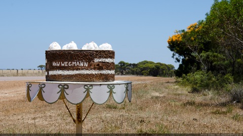 Cake mailbox - Merivale, Western Australia